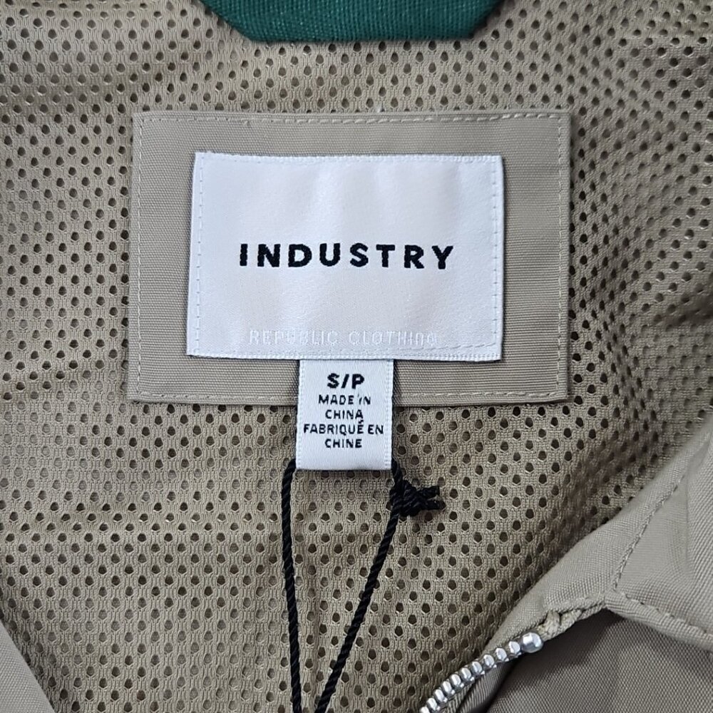 Industry Republic Clothing Touring Jacket Men's Small Beige NWT Button MSRP $135 - Picture 6 of 15